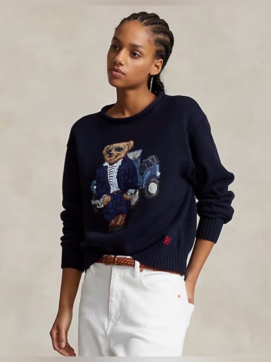 Ralph Lauren Sweaters - Polo Ralph Lauren Polo Bear Cotton Sweater